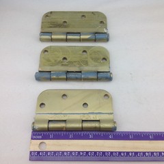 Stanley Door Hinges 3 2x4in round edge 1 2.25x4in Rectangle 1 2×3.5in Rectangle