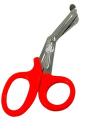 12 Piece Lot – Orange Ring Paramedic Scissors Trauma Shears 7.5″ Length Angled