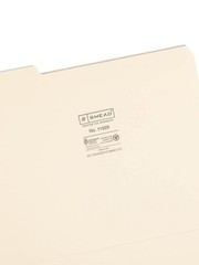 File Folder 1/3-Cut Tab Assorted Positions Letter Size Manila 24 per Pack 11928