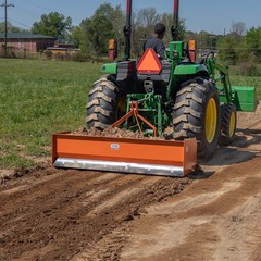 Titan Attachments 3 Point 5FT Rear Box Blade Scraper Grader, Cat 0 and 1
