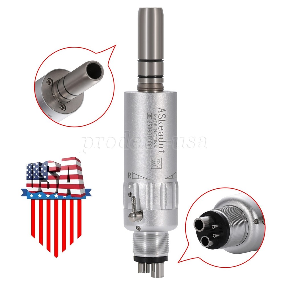 2026 Dental Slow Low Speed Air Motor Handpiece E-type 2 HOLES / 4 HOLES ASkeadnt