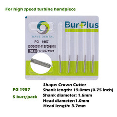Wave Dental Surgical Burs Long Carbide Bur 25mm 557 557L FG 4 6 330 High Speed