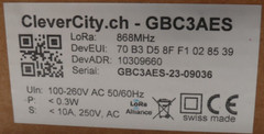 Clever City Greenbox Compact 3 LoRaWAN | GBC3AES
