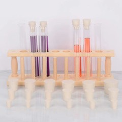 Various Sizes Rubber Stopper Laboratory Sealing Hole Stopper Tapered Flask Tube