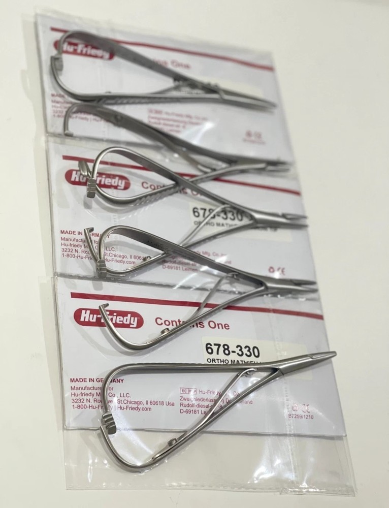Lot of 5 Pcs HU FRIEDY Mathieu Narrow Tip Orthodontic Plier 678-330
