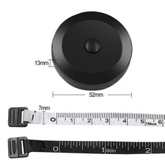 150cm Tape Meter Tailor Ruler Keychain Measuring Tape Clothing Size Tape Measure