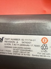Lot Of 6 Symbol 82-111734A Battery Rev. A