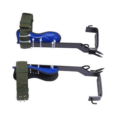 2 Gears Tree Climbing Spike Set Safety Adjustable Belt Lanyard Rope Rescue Belts