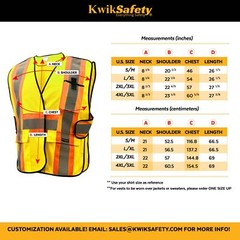 KwikSafety FIRST RESPONDER Class 2 Hi Vis Reflective ANSI Breakaway Safety Vest