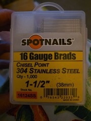 Spotnails 16124SS 1-1/2″ 16-ga Stainless Finish Nail, 304 Nails