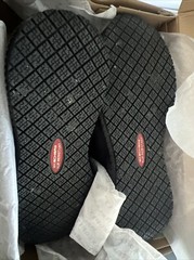 Skechers Women’s Work Squad SR Slip On Black Shoes #77222W WIDE Size:8.5 182K