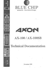 AXON AX100 MIDI Converter – Blue Chip – Technical Documentation 20 Pages