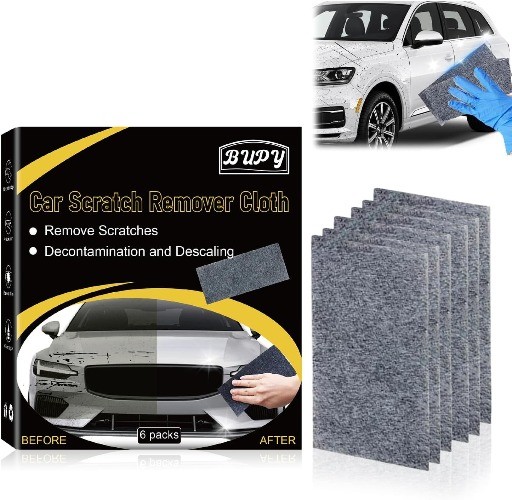 6-Pack Scratch and Adhesive Remover Cloths with Nanotechnology fo Size: 6 Pack