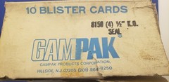 GAMPAK 8150 (LOT OF 10 BLISTER CARDS) (4) 1/2″ KNOCK OUT SEALS PER CARD