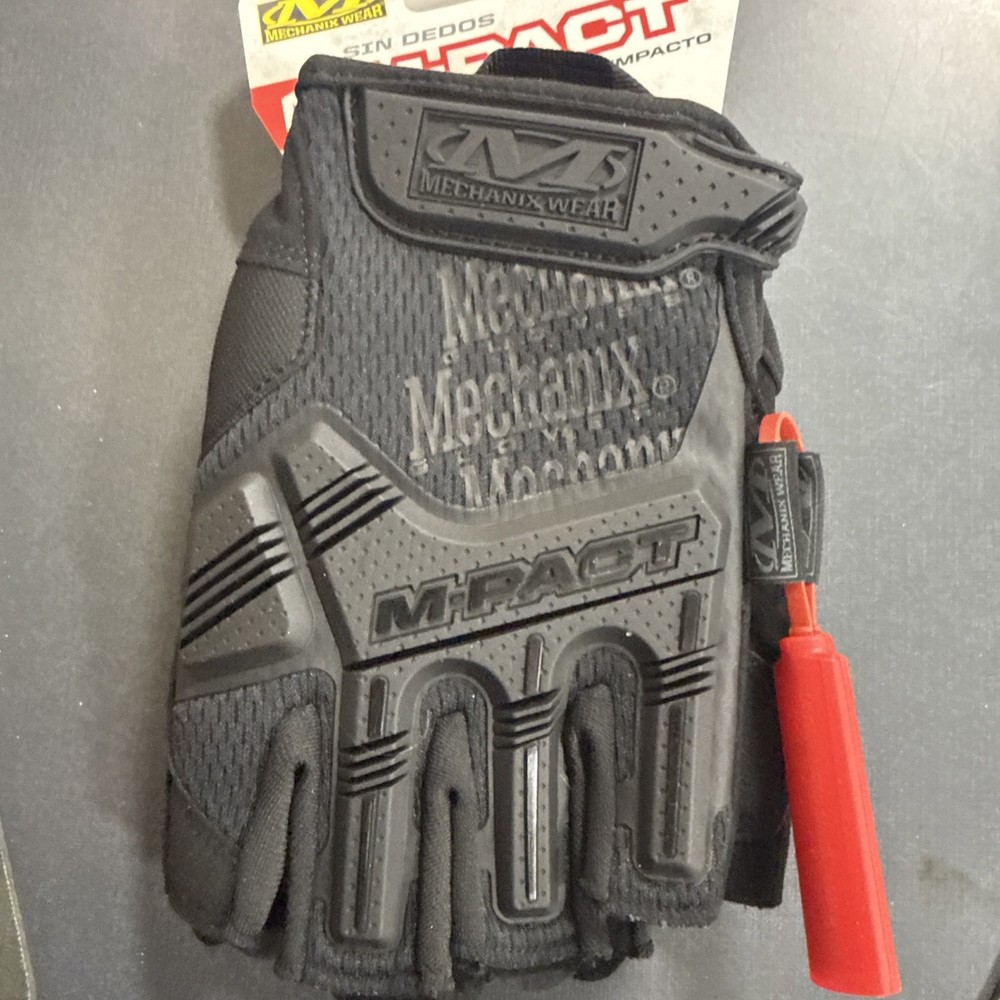 Auto Mechanic Impact Gloves Fingerless Mechanix Wear M Framing Medium New🧑🏻‍🔧