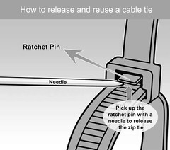 Electriduct Heavy Duty Nylon Zip Cable Ties 120 lbs | 175 lbs | 250 lbs Options