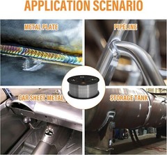 0.8mm Flux Core MIG Welding Wire (1kg Spool) for Carbon Steel, Stainless Steel