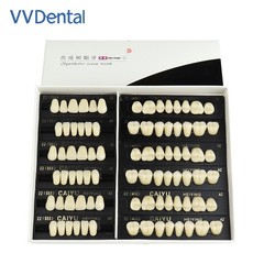 3*28Pcs/Set A1 A2 A3 Shade Dental Full Mouth Synthetic Resin Teeth Denture
