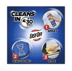 EASY-OFF 87977 14.5 oz. Aerosol Spray Fume-Free Oven Cleaner – Lemon Scent New