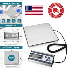 Heavy Duty Shipping Scale with 440 lb Capacity LCD Display Auto Shut Off Feature