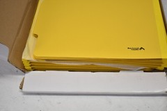 Blue Summit Supplies Classification Folders 10 Pack Yellow 2 Divider 2″ Expand