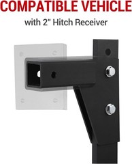 18” Shank Middle Buster Plow Hitch Mounted Ripper w/ 2″ Receiver for ATVs/UTVs