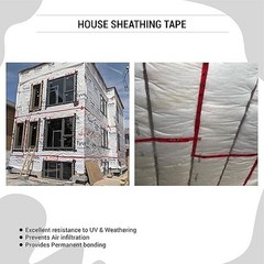 Tuck Tape Construction Sheathing Red Tape – FREE SHIPPING