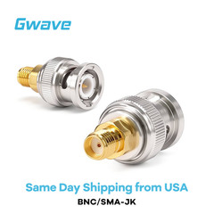 BNC Male to SMA Female Straight Adapter | DC to 4GHz