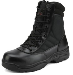 NORTIV 8 Men’s Steel Toe Safety Work Boots Anti-Slip Military Tactical Wide Size