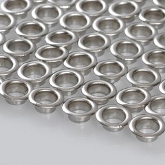 Yescom 2000 pcs 1/4″ Grommet Kit 6mm Size #0 Eyelets and Washers Nickel YES0380