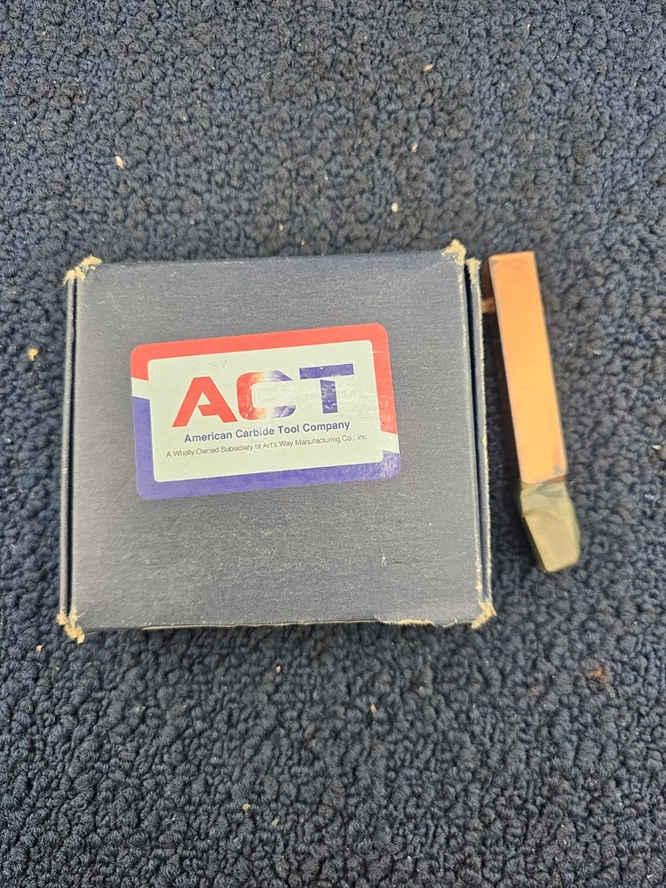 (QTY 12) ACT BL-8 C6: LEAD ANGLE TURNING CARBIDE TIPPED TOOL BITS