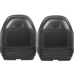 VEVOR Tractor Seat High Back Mower Seat Black Vinyl Forklift Drain Hole Pair