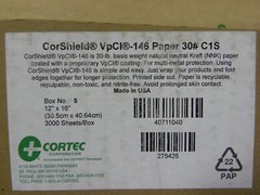 (Pack of 100 Sheets) Anti Rust VCI Paper Sheets 12″x16″ – 30# – Cortec VpCI-146