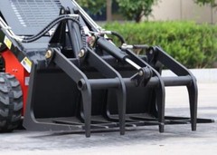 Grapple Grabber mini skid steer loader attachments for TYPHON STOMP SKID STEER