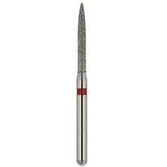 Dental Diamonds Flame Burs 863/012F Fine Grit Red FG for High Speed Handpiece