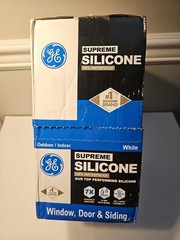 GE 10.1 oz Supreme Silicone White Window, Door And Siding Caulk (12-Pack)