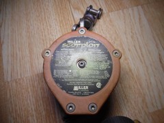 Klein 5480 Adjustable Lineman Safety Belt Size M W/MILLER SCORPION FALL Limiter