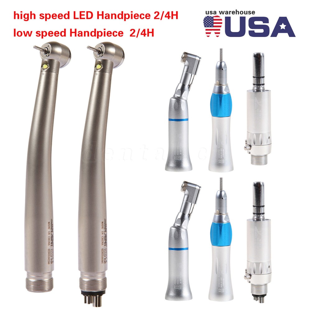 NSK Style Dental E-generator LED High Speed/Low Speed Handpiece 2Hole/4Hole
