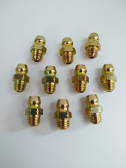 1/4″-28 THREAD FORMING Straight Grease, Zerk, Nipple, Fittings 100 Pcs.