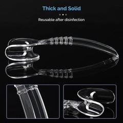 JMU Dental Intraoral Cheek Lip Retractor Mouth Opener T-Shape Clear Autoclavable