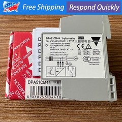 For DPA51CM44 3-Phase Monitoring Relay Phase Sequence Protector 208-480VAC ECO