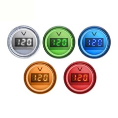 2//4/8X AC60-500V 22MM LED Voltmeter Voltage Meter Indicator Pilot Light New DIY