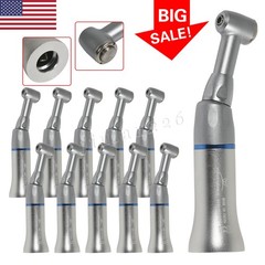 10 Pcs NSK Style Dental Slow Low Speed Contra Angle Handpiece Push Button E-type