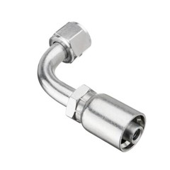 NEW 10x 13943 6-6 PK STYLE HYDRAULIC HOSE FITTINGS 3/8″ Hose 3/8″ FJIC 90 Degree