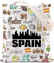 ENSIANTH Spain Travel Gift Espana Tote Bag Europe Country Trip Gift…