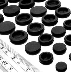 Hole Plugs For Auto Body Sheet Metal Solid Rubber Choose From 7 ID’s 1/16″ Panel