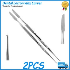 Dental Lecron Wax Carver Double Ended Stainless Steel Wax Modeling Tools