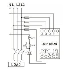 JVR1000AN Voltage Phase Protector for Optimal Electrical Safety 115277V