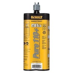 DEWALT Pure110+ Yellow & Black 08321SD 20.5 oz Anchoring Adhesive Exp2027 S6