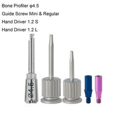 Hiossen Implant Bone-Level Surgical Tool 1.2 Wrench Driver Profiler Guide Screw